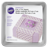 Wilton Performance Pans Square Pans 8" x 2" - bakeware bake house kitchenware bakers supplies baking
