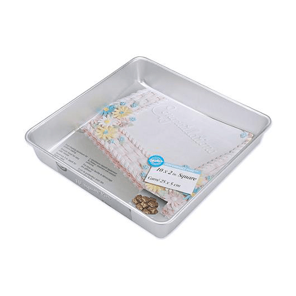 Wilton Performance Pans Square Pans 10" x 2" - bakeware bake house kitchenware bakers supplies baking