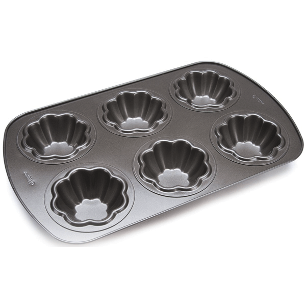 Wilton 6 Cavity Non-Stick Ice Cream Cookie Pan - bakeware bake house kitchenware bakers supplies baking