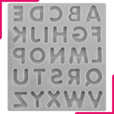 Silicone Alphabets Fondant Mold - bakeware bake house kitchenware bakers supplies baking