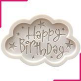 Happy Birthday Stars Silicone Mold - bakeware bake house kitchenware bakers supplies baking