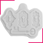 Keys Lock Silicone Mold - bakeware bake house kitchenware bakers supplies baking