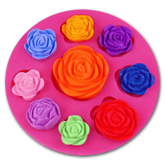 Nine Rose Silicone Mold - bakeware bake house kitchenware bakers supplies baking