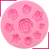 Nine Rose Silicone Mold - bakeware bake house kitchenware bakers supplies baking
