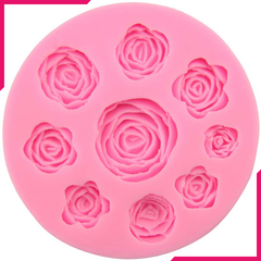 Nine Rose Silicone Mold - bakeware bake house kitchenware bakers supplies baking