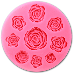 Nine Rose Silicone Mold - bakeware bake house kitchenware bakers supplies baking