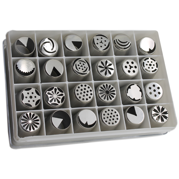 Russian Nozzle/tip set 24 pcs - bakeware bake house kitchenware bakers supplies baking