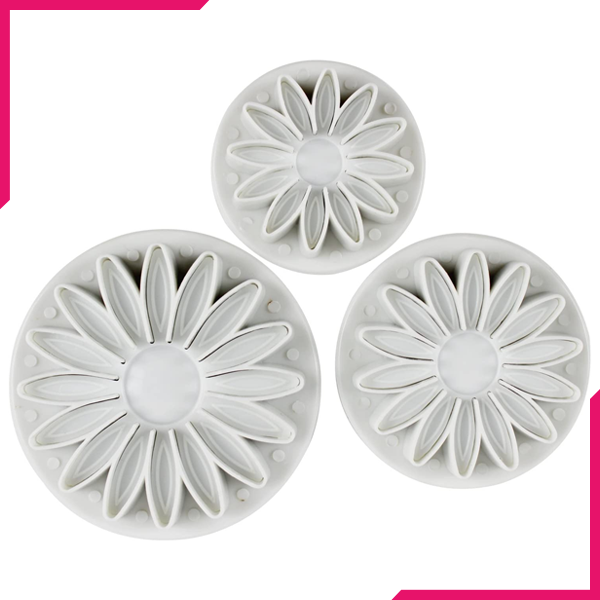 Plunge Cutter Calyx Sunflower - 3 pcs - bakeware bake house kitchenware bakers supplies baking
