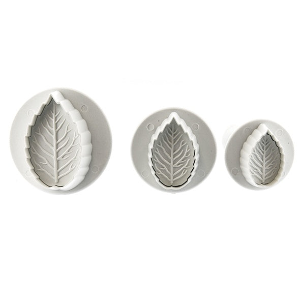 Plunge Cutter Leaf - 3 pcs - bakeware bake house kitchenware bakers supplies baking