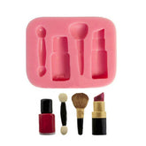 Silicone Fondant Mold Cosmetics - bakeware bake house kitchenware bakers supplies baking