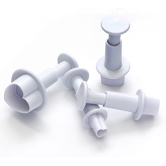 Plunge Cutter Heart - 4 Pcs - bakeware bake house kitchenware bakers supplies baking