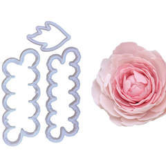 Cake Gumpaster Easiest Rose Cutter 3Pcs - bakeware bake house kitchenware bakers supplies baking