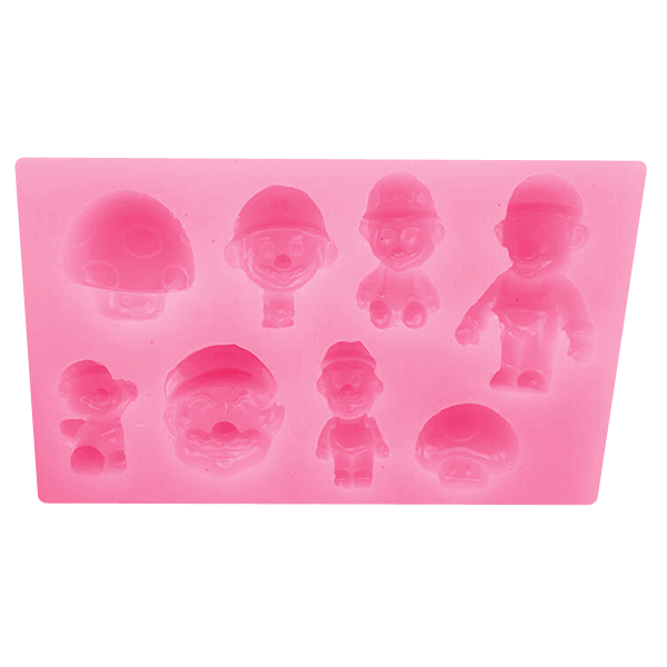 Super Mario Silicone mould 12 Styles - bakeware bake house kitchenware bakers supplies baking