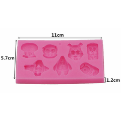 Spongebob Patrick Characters Silicone Mould - bakeware bake house kitchenware bakers supplies baking