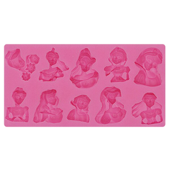 Small Princess Silicone Moulds - bakeware bake house kitchenware bakers supplies baking