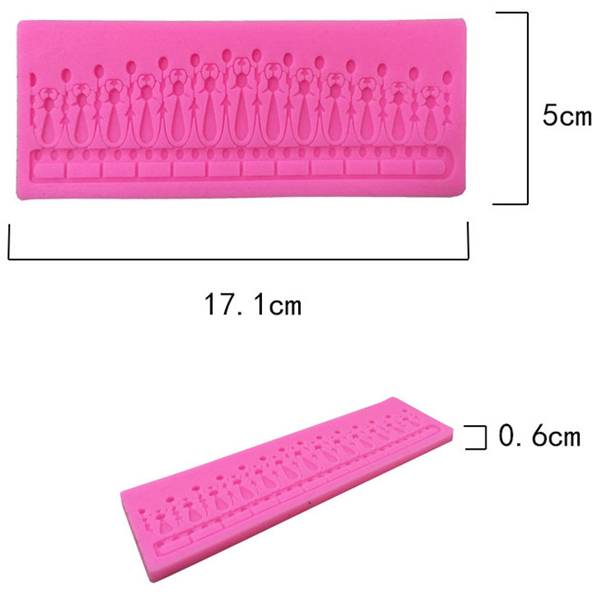 Silicone Flower Lace Fondant & Sugarcraft 8 - bakeware bake house kitchenware bakers supplies baking
