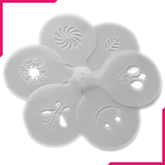 Coffee Stencils 6 Designs - bakeware bake house kitchenware bakers supplies baking