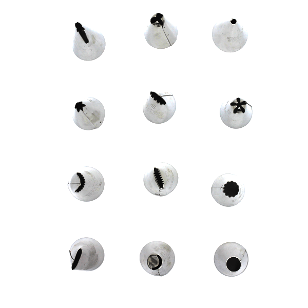 12 pcs Carded Nozzle/Tip Set - bakeware bake house kitchenware bakers supplies baking