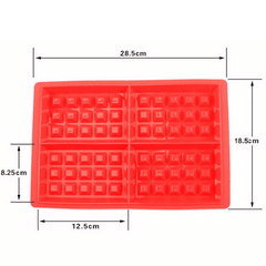 Fancy Waffle Silicone Mold - bakeware bake house kitchenware bakers supplies baking
