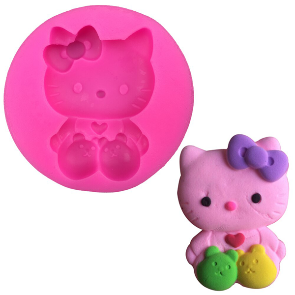 Silicone Mould Hello Kitty - bakeware bake house kitchenware bakers supplies baking