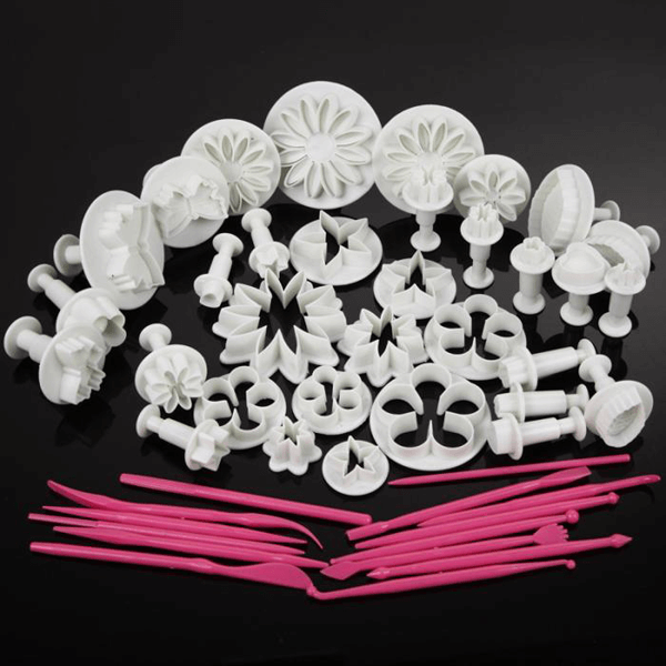 47 pcs Pastry, Fondant & Cake Tools Set - bakeware bake house kitchenware bakers supplies baking