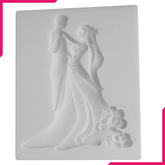 Wedding Silicone Fondant Mold - bakeware bake house kitchenware bakers supplies baking