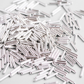 Crunchy Sprinkle Silver Confetti Imported 100 grams - bakeware bake house kitchenware bakers supplies baking