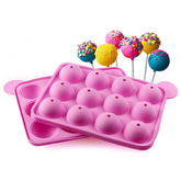 Silicone Lollipop Mold 12 Cavity - bakeware bake house kitchenware bakers supplies baking