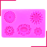 Crochet Pattern Flower Gumpaste Mold - bakeware bake house kitchenware bakers supplies baking