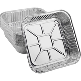 Disposable Aluminium Foil Container For Food 4pcs - bakeware bake house kitchenware bakers supplies baking
