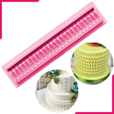 Wavy Strip Border Silicone Mold - bakeware bake house kitchenware bakers supplies baking