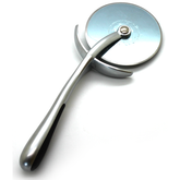 Stainless steel pizza cutter - bakeware bake house kitchenware bakers supplies baking