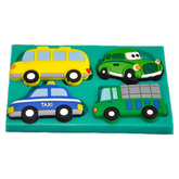Silicone Mold Taxi, School Van, Ambulance & Car - bakeware bake house kitchenware bakers supplies baking