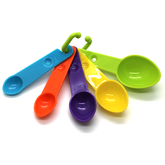 Colorful Measuring Spoons 5Pcs - bakeware bake house kitchenware bakers supplies baking
