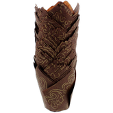 Tulip Paper Cupcake Or Muffin Liner -Brown - bakeware bake house kitchenware bakers supplies baking