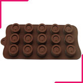 Silicone Chocolate Mold Oval Gold Ingot Shaped - bakeware bake house kitchenware bakers supplies baking