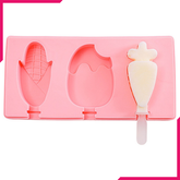 3 Cavity Popsicle Ice Cream Silicone Mold - bakeware bake house kitchenware bakers supplies baking
