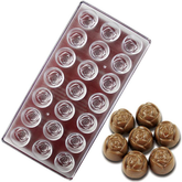 Acrylic Chocolate Mold Rose Flower - bakeware bake house kitchenware bakers supplies baking