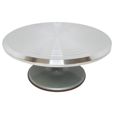 Stainless Steel Top Rotating Turntable Stand - bakeware bake house kitchenware bakers supplies baking