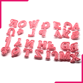 Uppercase Alphabet & Key Fondant Cutter - bakeware bake house kitchenware bakers supplies baking