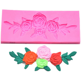 Rose Flower Silicone Fondant Mold - bakeware bake house kitchenware bakers supplies baking