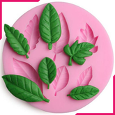Flower Leaves Silicone Mold - bakeware bake house kitchenware bakers supplies baking