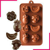 Silicone Chocolate Mold Tropical Fruit - bakeware bake house kitchenware bakers supplies baking