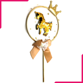 Horse Crown Topper Golden - bakeware bake house kitchenware bakers supplies baking