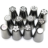 Russian Nozzle/Tip Set 12 Pcs - bakeware bake house kitchenware bakers supplies baking