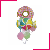 Bouquet Donut Balloon 9pcs - bakeware bake house kitchenware bakers supplies baking