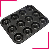 Non-Stick Donut Tray 12 Cavity - bakeware bake house kitchenware bakers supplies baking