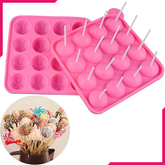 Silicone Football Shaped Lollipop Mold - bakeware bake house kitchenware bakers supplies baking