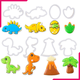 3D Animal Cookie Cutter Set 8Pcs - bakeware bake house kitchenware bakers supplies baking