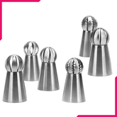 Stainless Steel Icing Ball Tips - bakeware bake house kitchenware bakers supplies baking
